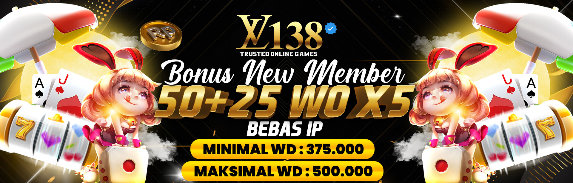 BONUS NEW MEMBER 50 + 25	